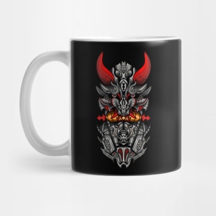 Oni mask mecha Mug